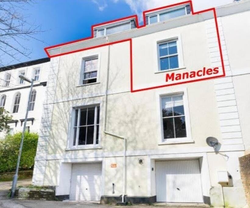 Manacles - Spacious Flat Near Beach With Sea Views & Parking Falmouth Exterior photo